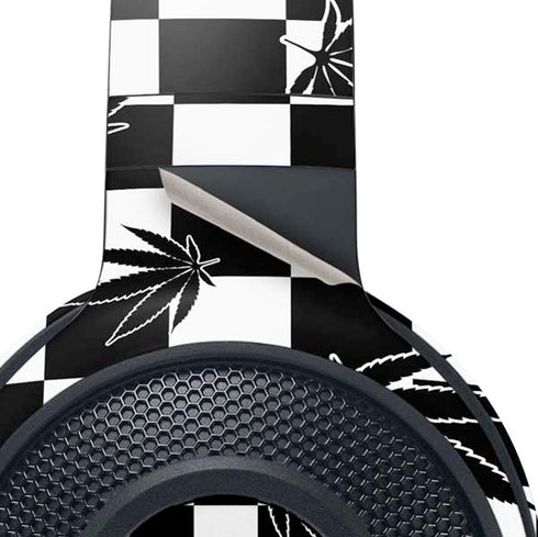 Marijuana Checkered Razer Kraken X Skin